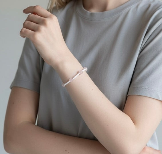Pink Beaded bracelet