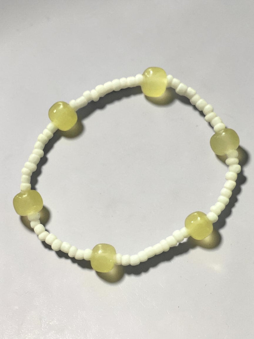 Yellow Beaded bracelet